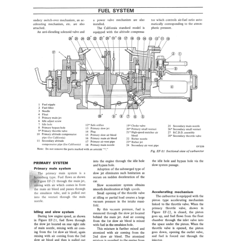 Datsun VIOLET 710 1973-1977 Full Manual Set – Repair & Maintenance Manual - page 8