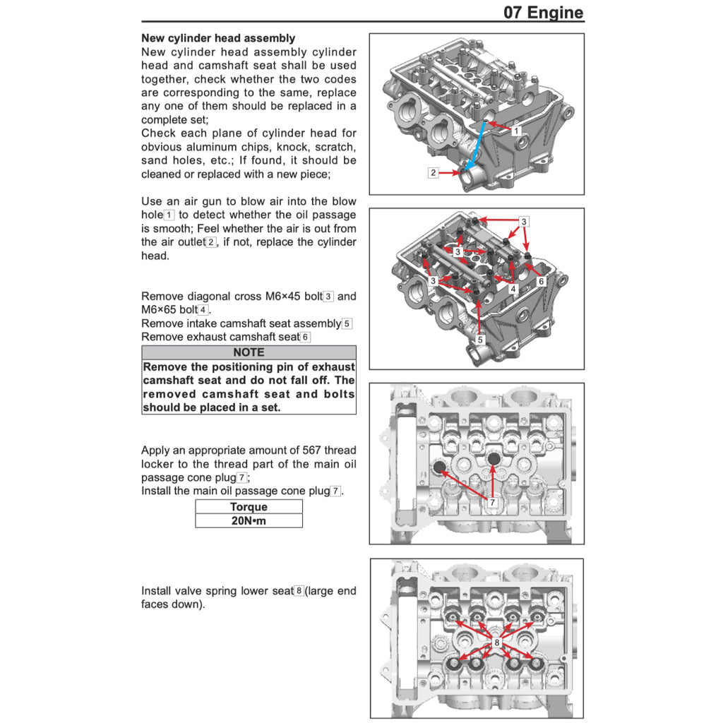 CFMoto 450NK 2022+ Full Manual Set – Repair & Maintenance Manual and Spare Parts Catalog and User Handbook - page 7