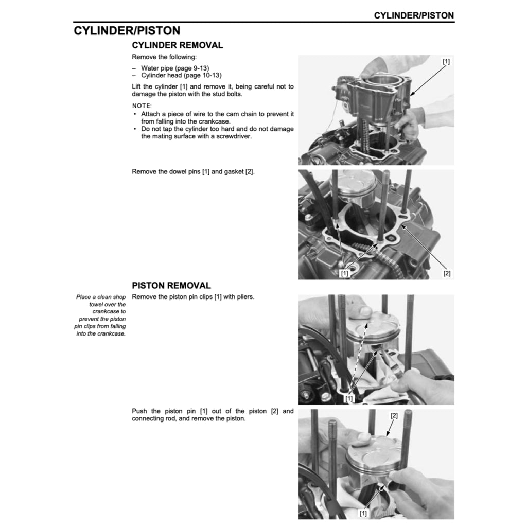 Honda CRF 250 CRF250 L/RLA/M/R/X 2004-2020 Full Manual Set – Repair & Maintenance Manual and Spare Parts Catalog and User Handbook - page 4