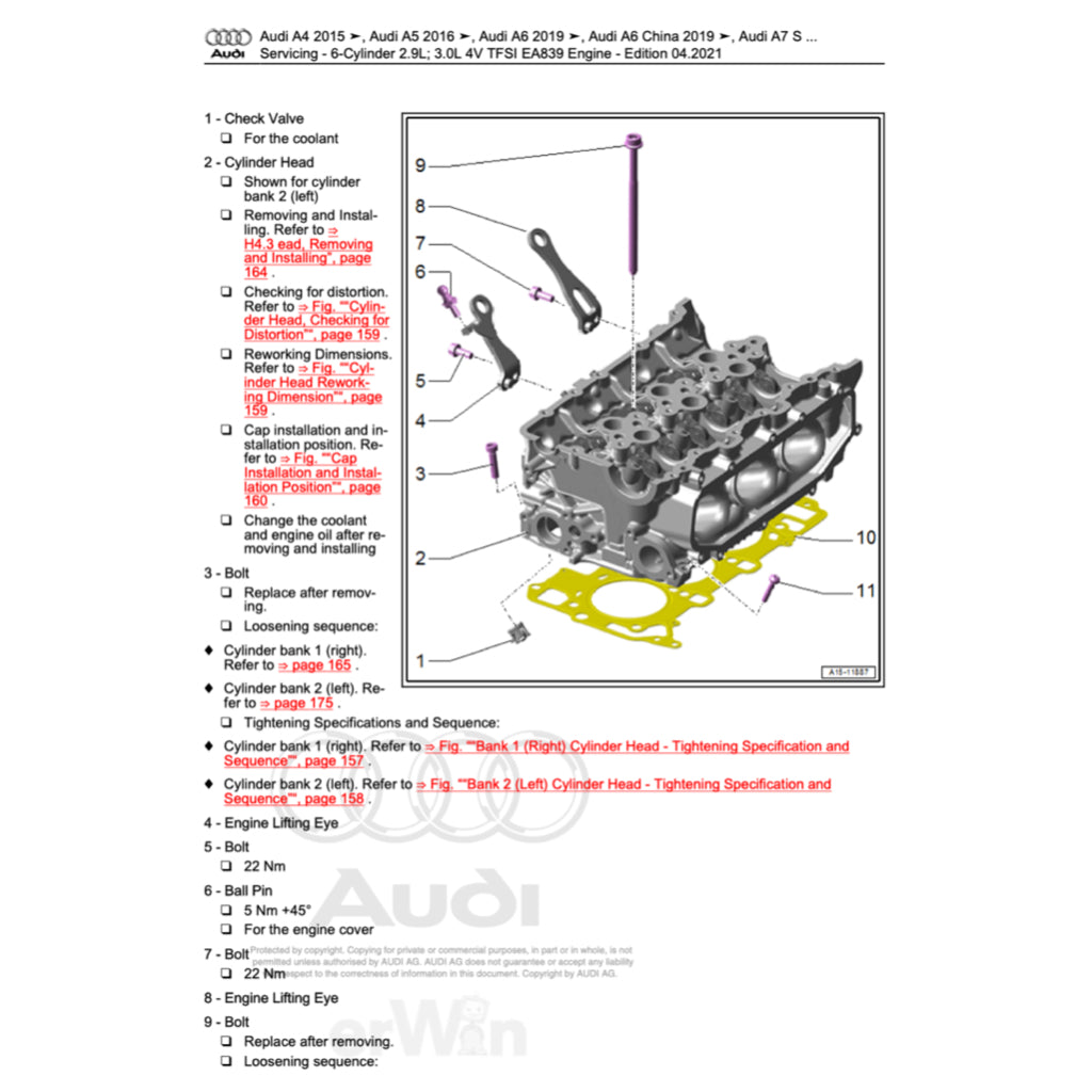 Audi A7 4K8 2018+ Full Manual Set – Repair & Maintenance Manual - page 9