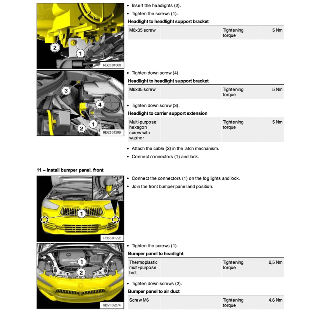 BMW X2 F39 2018-2023 Full Manual Set – Repair & Maintenance Manual - page 5