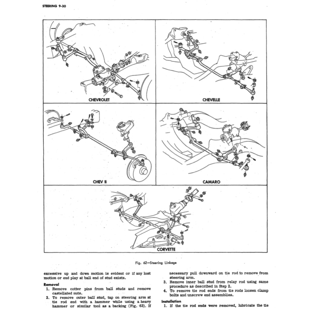 Chevrolet CORVETTE C2 1962-1967 Full Manual Set – Repair & Maintenance Manual - page 6