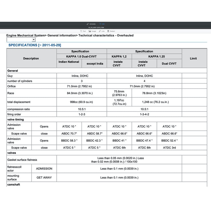 Hyundai i10 PA 2007-2013 Full Manual Set – Repair & Maintenance Manual - page 9