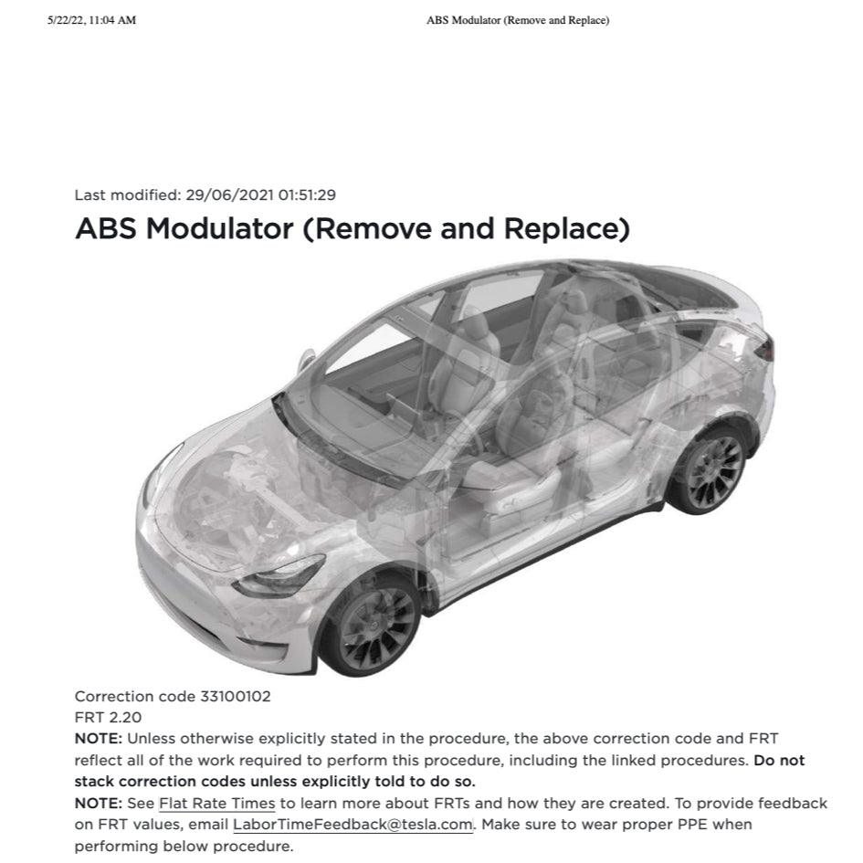 Tesla MODEL Y 2020+ Full Manual Set – Repair & Maintenance Manual - page 6