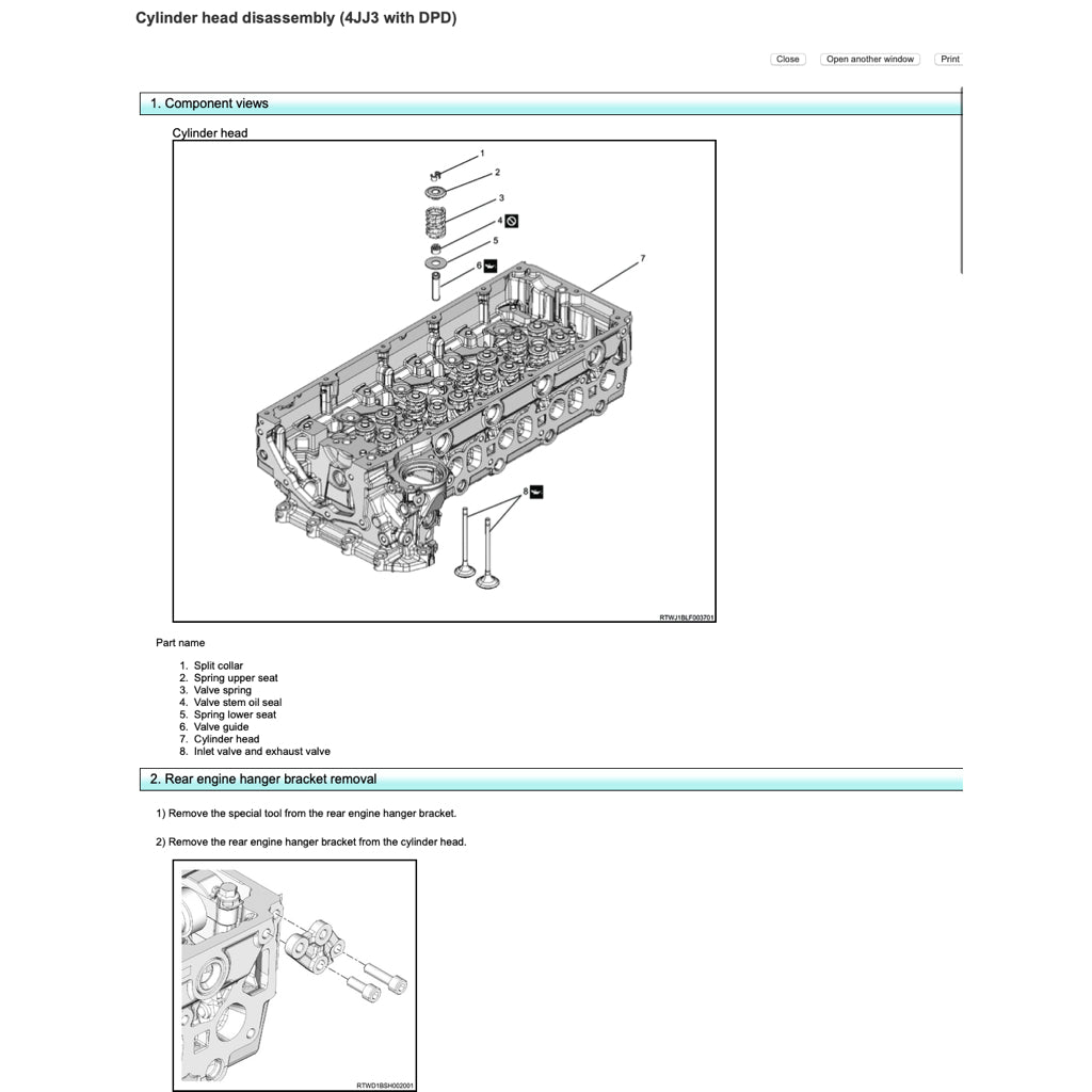 Isuzu D-MAX / MU-X UCR/UCS 2021+ Full Manual Set – Repair & Maintenance Manual - page 4