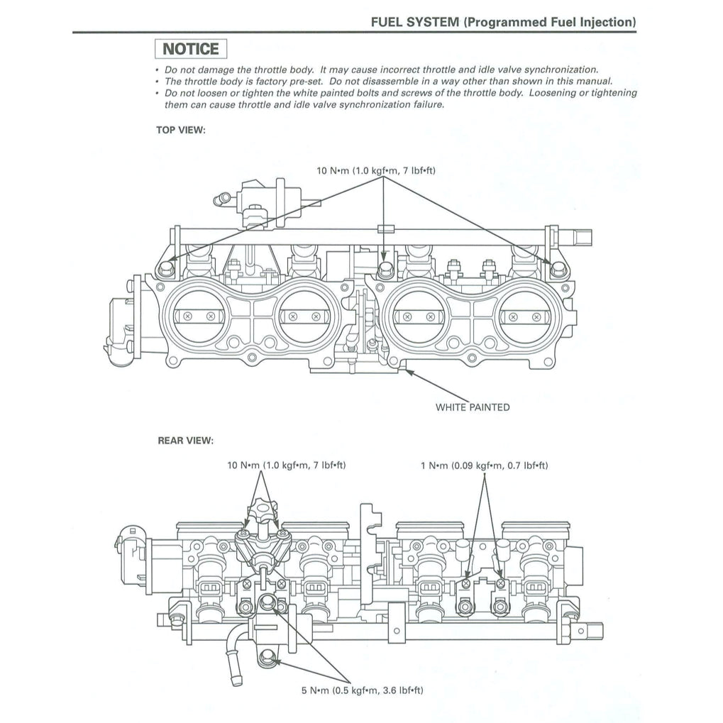 Honda CB900F 919 HORNET 2002-2007 Full Manual Set – Repair & Maintenance Manual and User Handbook - page 7
