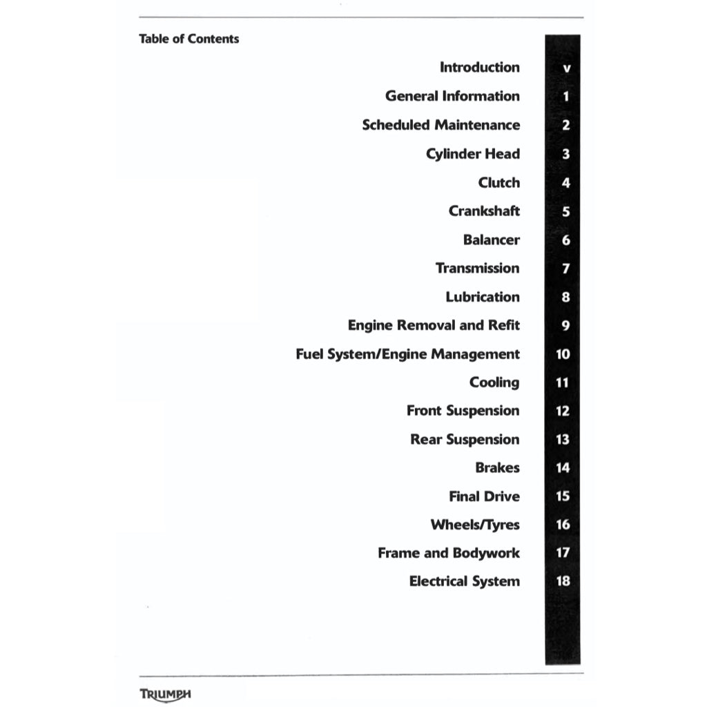 Triumph EXPLORER 1200 XR/XRX/XRT 2016-2021 Full Manual Set – Repair & Maintenance Manual and User Handbook - page 2