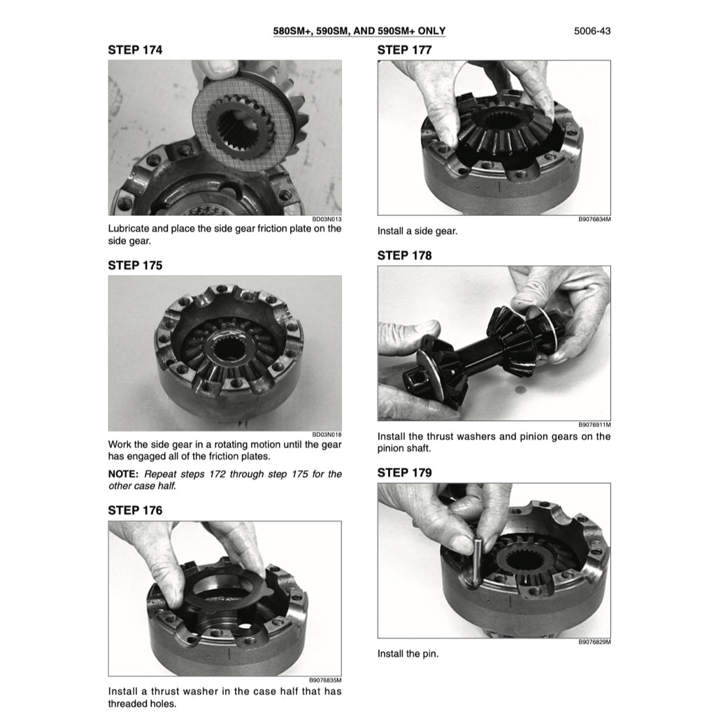 Case 580SM(and) 590SM(and) Loader BACKOE Workshop Repair Manualand Parts Book - page 6