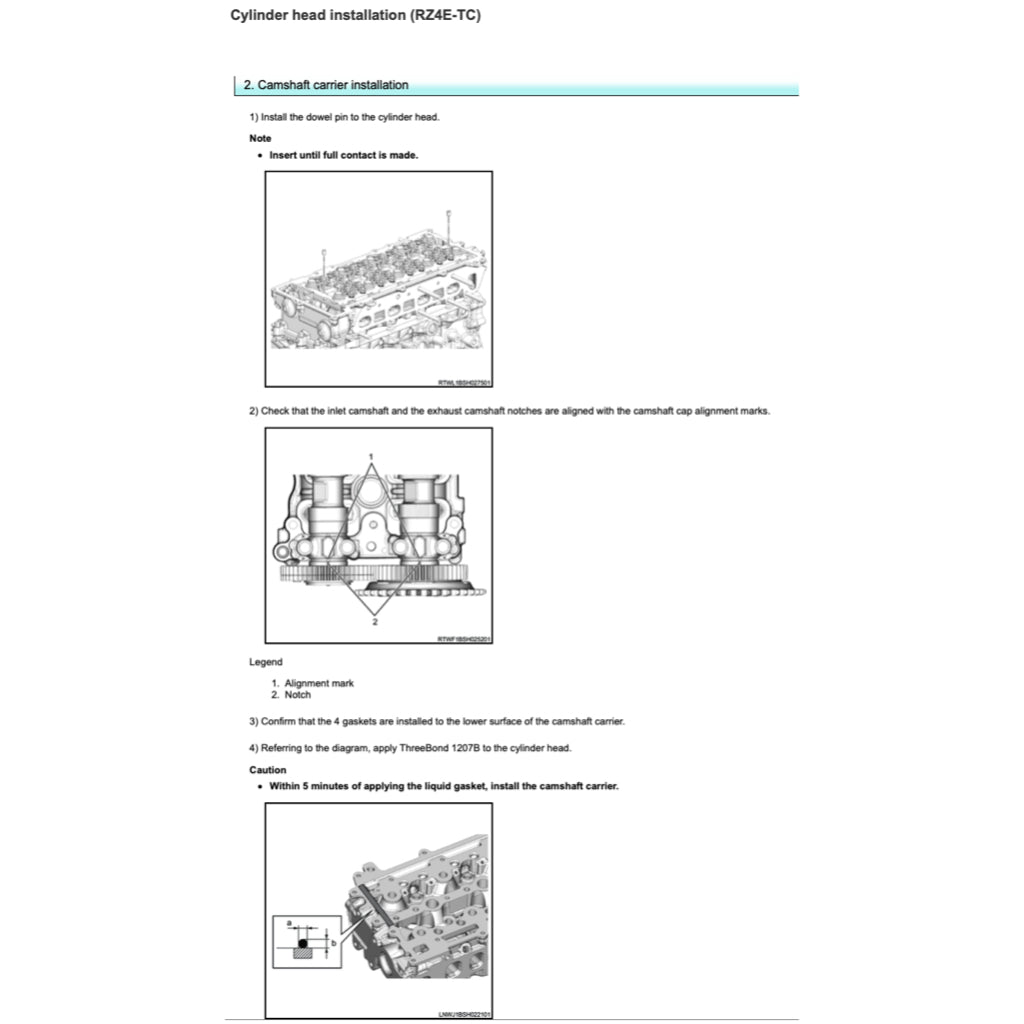 Isuzu Engine RZ4E-TC Workshop Repair Manual - page 5