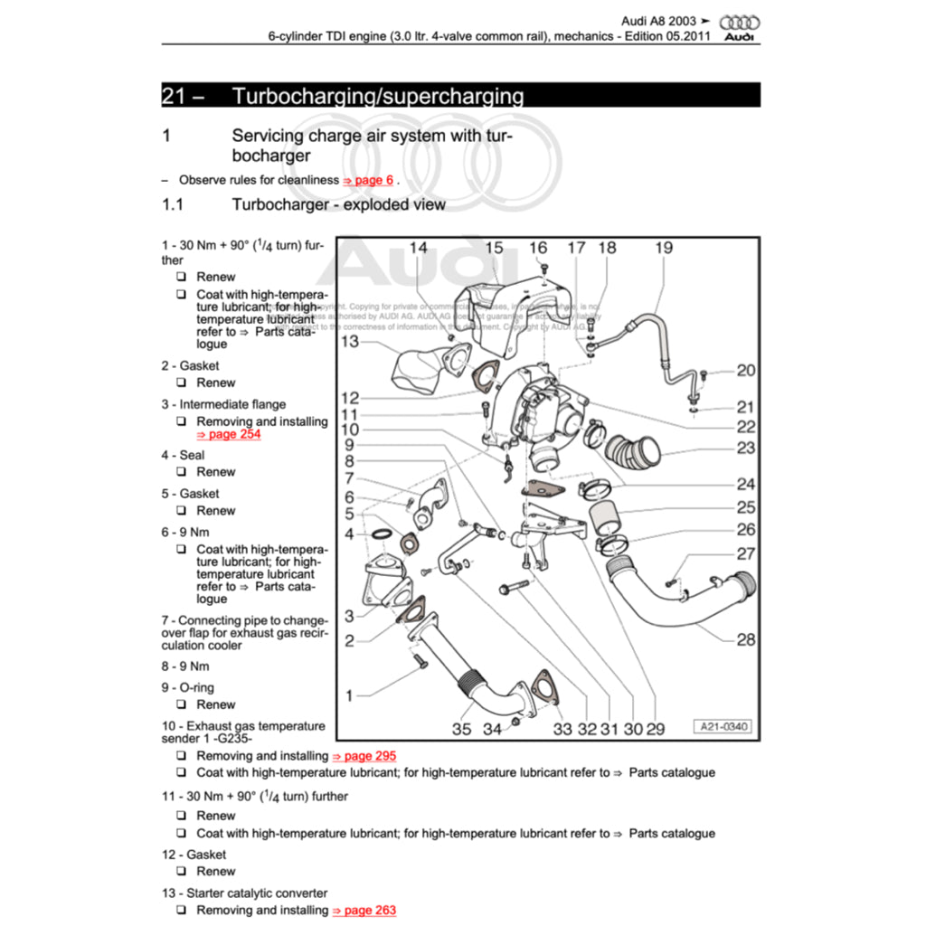 Audi A8 D3/4E 2002-2010 Full Manual Set – Repair & Maintenance Manual - page 9