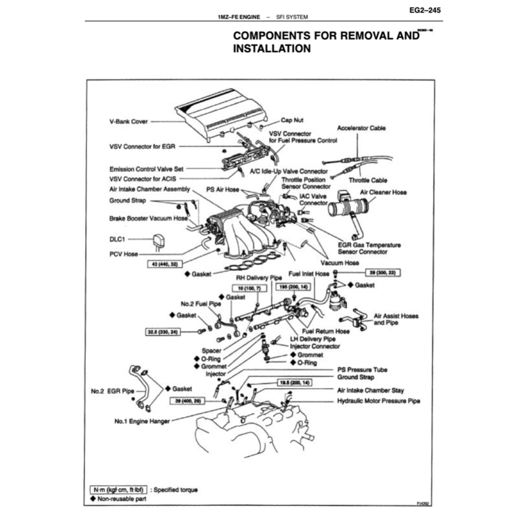 Toyota Engine 1MZ-FE Service Repair Workshop Manual - page 9