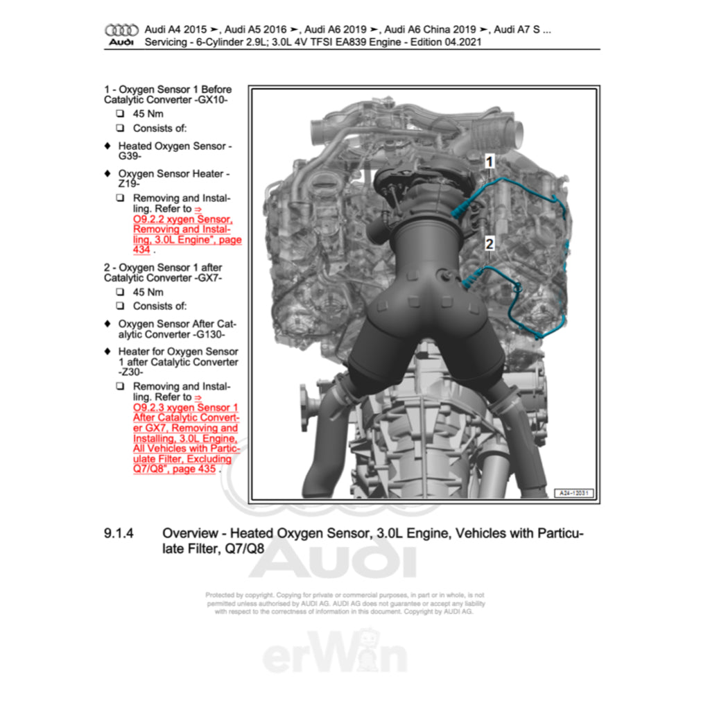 Audi A7 4K8 2018+ Full Manual Set – Repair & Maintenance Manual - page 6
