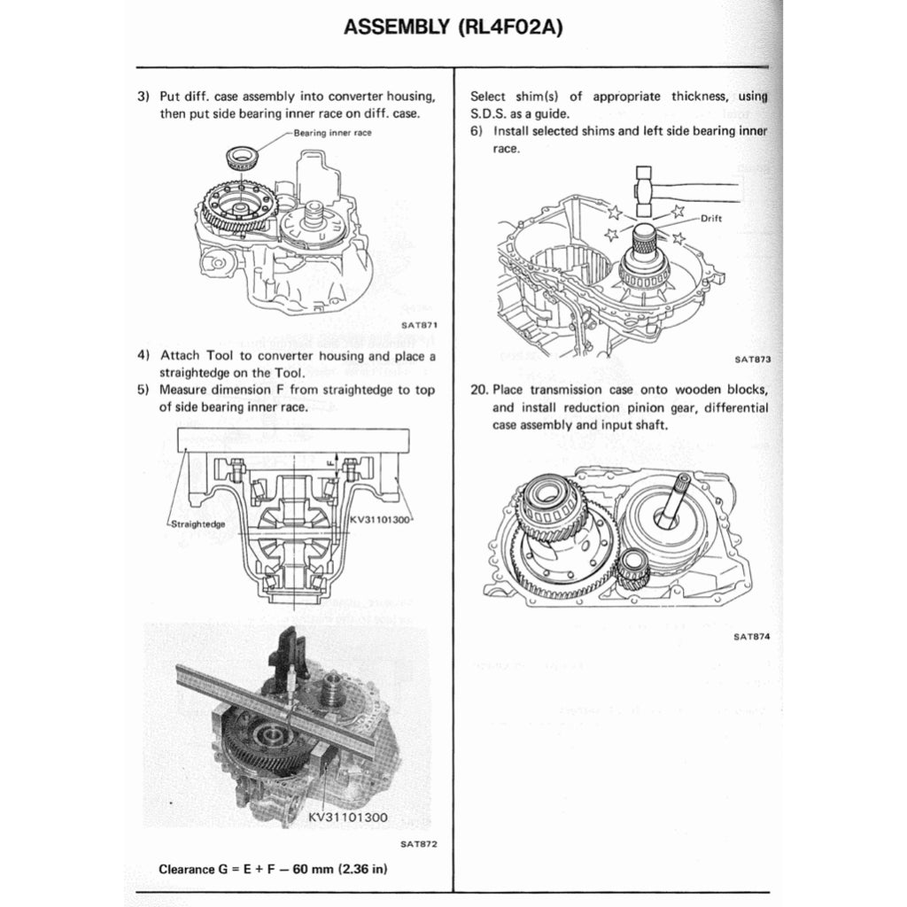 Nissan BLUEBIRD U11 1983-1988 Full Manual Set – Repair & Maintenance Manual - page 9