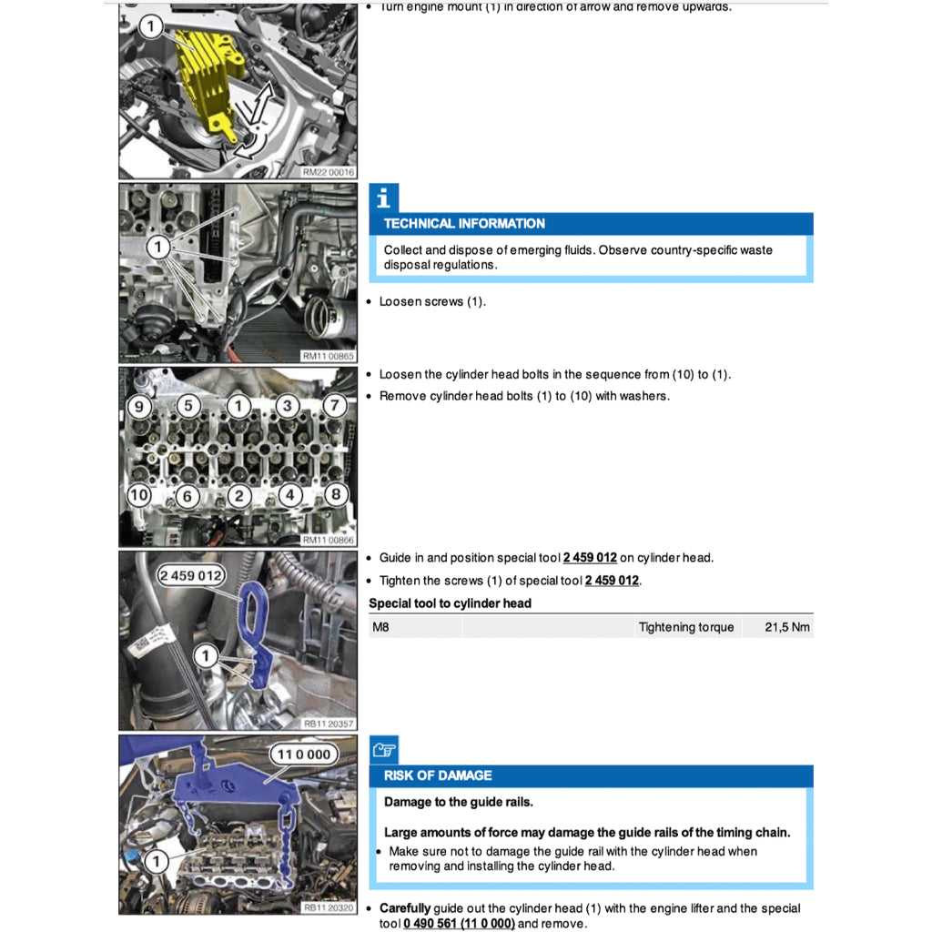 BMW X2 F39 2018-2023 Full Manual Set – Repair & Maintenance Manual - page 8