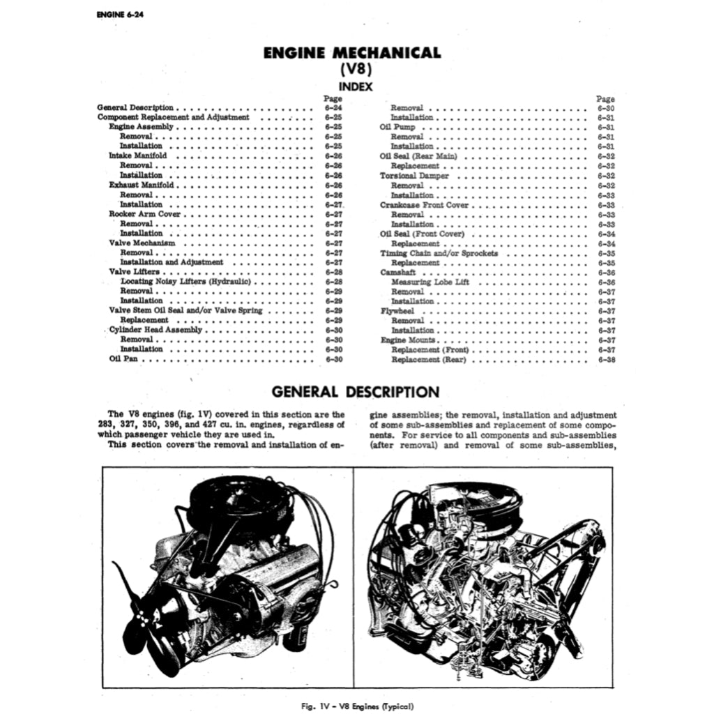 Chevrolet CORVETTE C2 1962-1967 Full Manual Set – Repair & Maintenance Manual - page 2