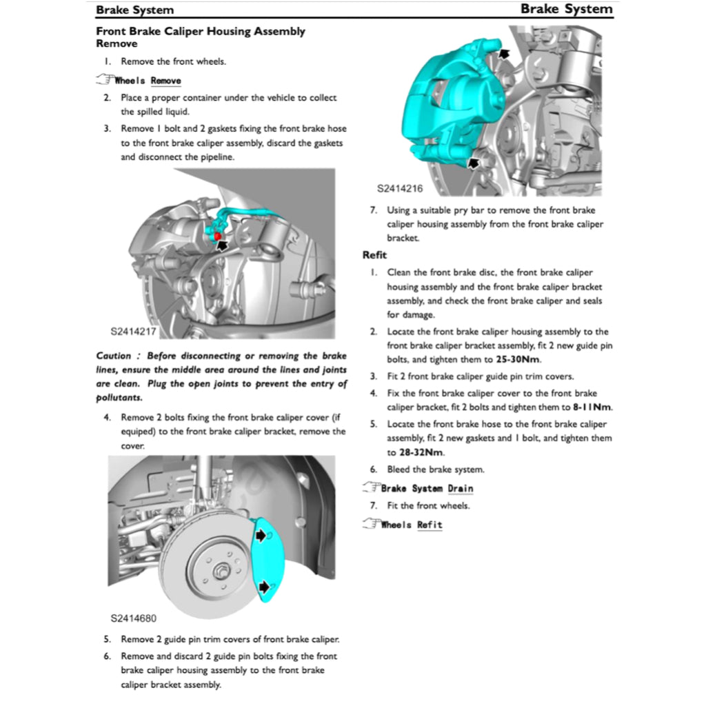 MG4 EV EH32 2022+ Full Manual Set – Repair & Maintenance Manual - page 8