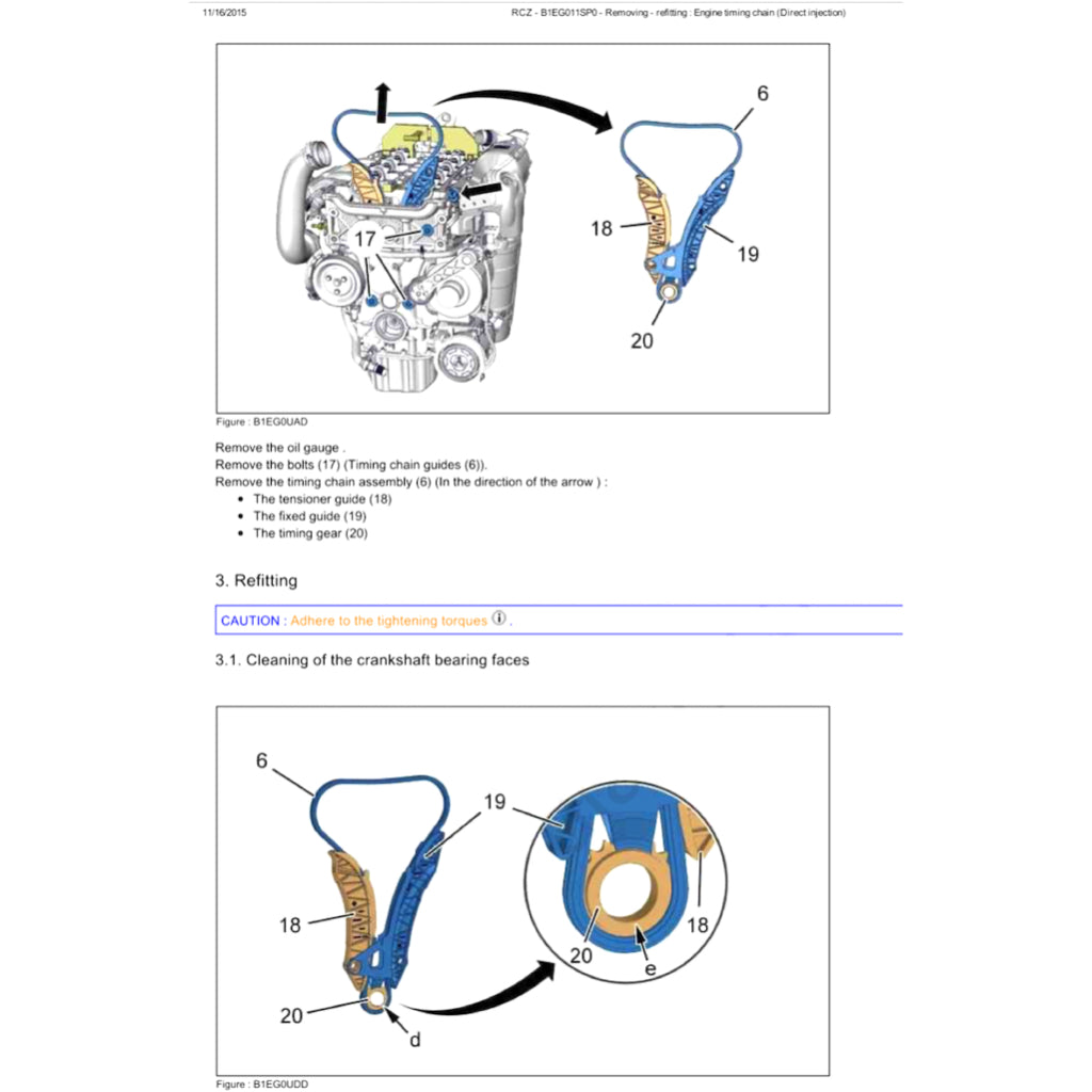 Peugeot RCZ 2009-2015 Full Manual Set – Repair & Maintenance Manual - page 8