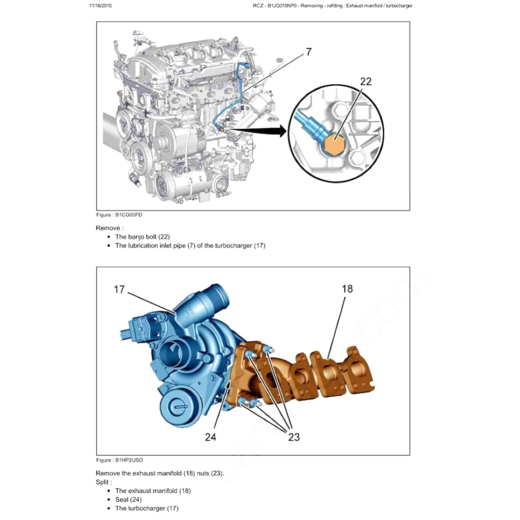 Peugeot RCZ 2009-2015 Full Manual Set – Repair & Maintenance Manual - page 9