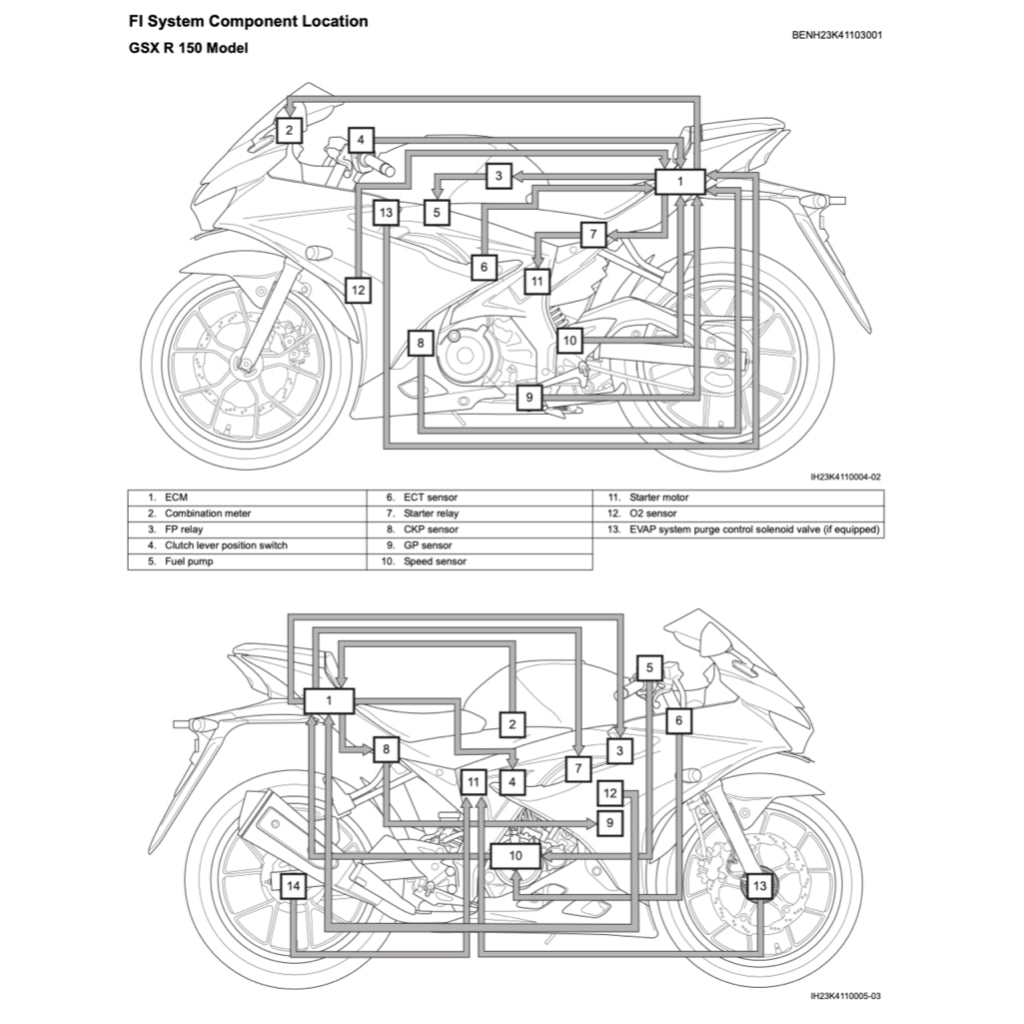 Suzuki GSXR 150 / GSX-R 150 / GSX-R150 L8 2017+ Full Manual Set – Repair & Maintenance Manual and Spare Parts Catalog and OWNER'S MANUA - page 6