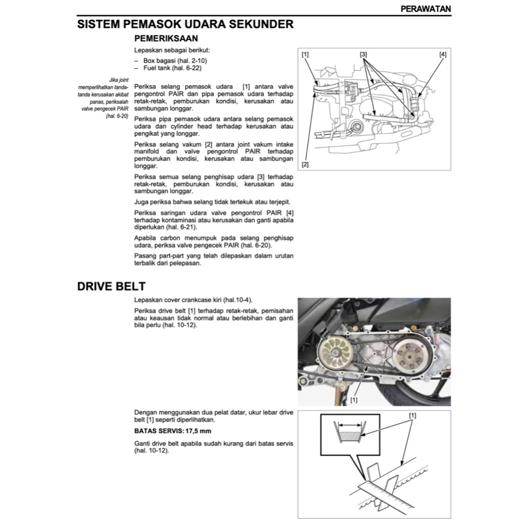 Honda SPACY 110 NSC110 2011-2018 Full Manual Set – Repair & Maintenance ManualandSpare Parts CatalogandUser Handbook - BAHASA INDONESIA - page 5