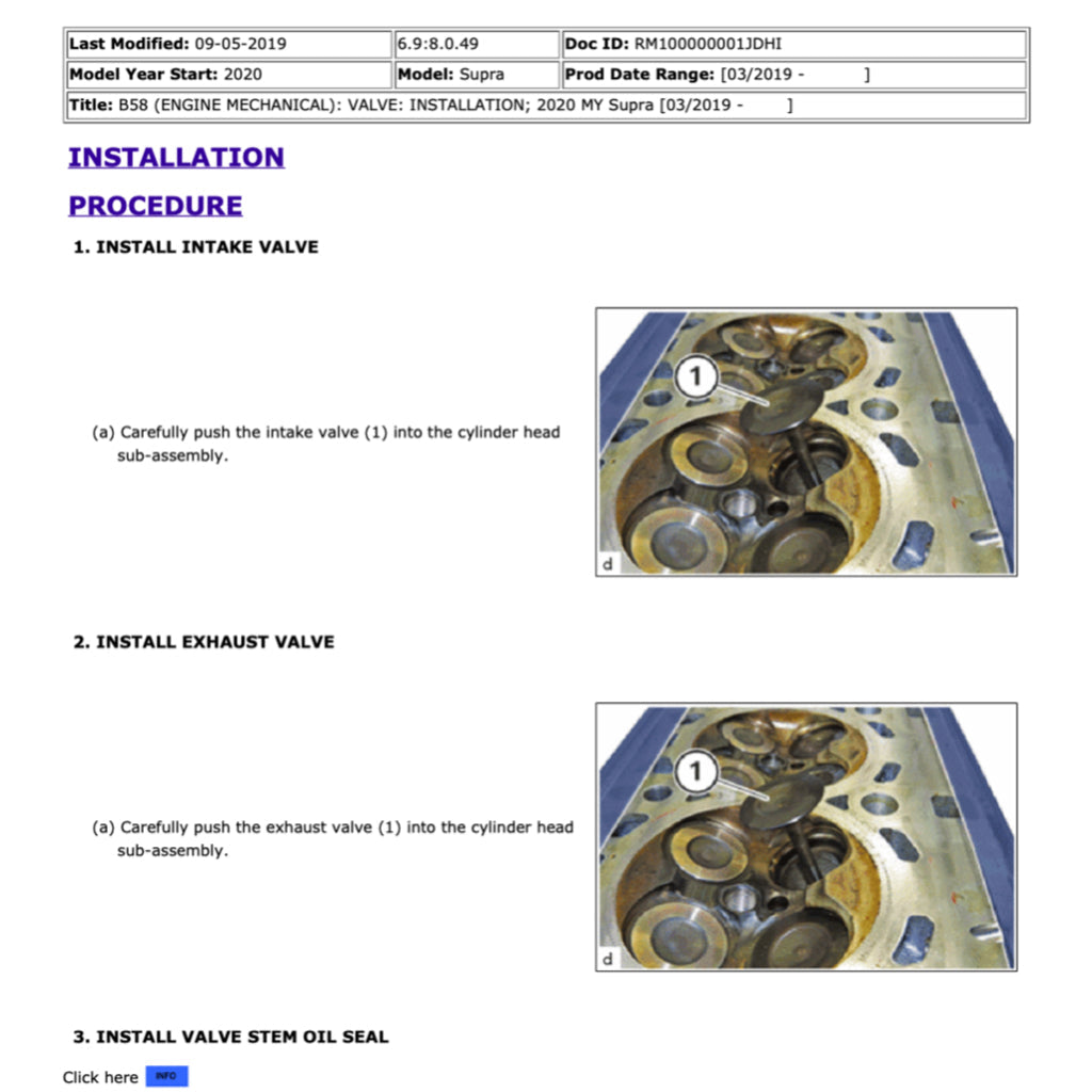 Toyota GR SUPRA 2019-2022 Full Manual Set – Repair & Maintenance Manual - page 9
