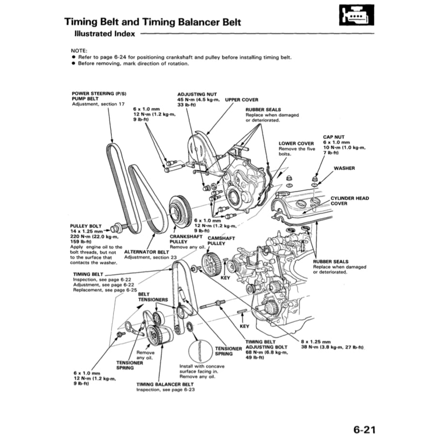 Honda ACCORD 5 CC/CE 1993-1998 Full Manual Set – Repair & Maintenance Manual - page 8