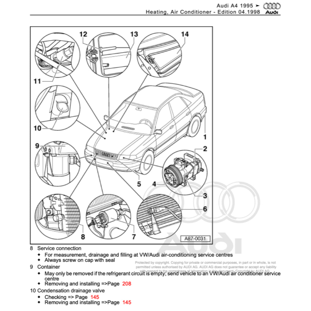Audi A4 B5 Full Manual Set – 1995-2001 Service Repair Workshop Manual - page 8