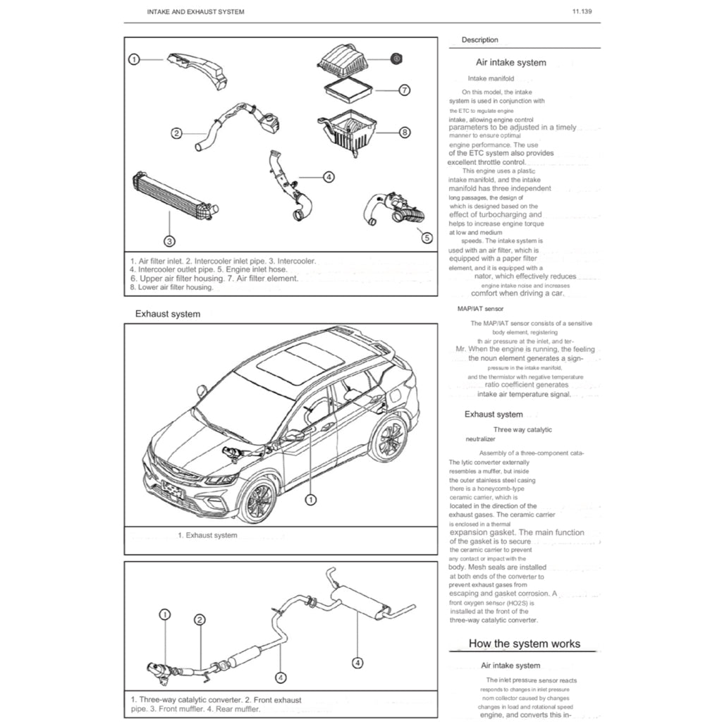 Proton X50 2020+ Full Manual Set – Repair & Maintenance Manual - page 6