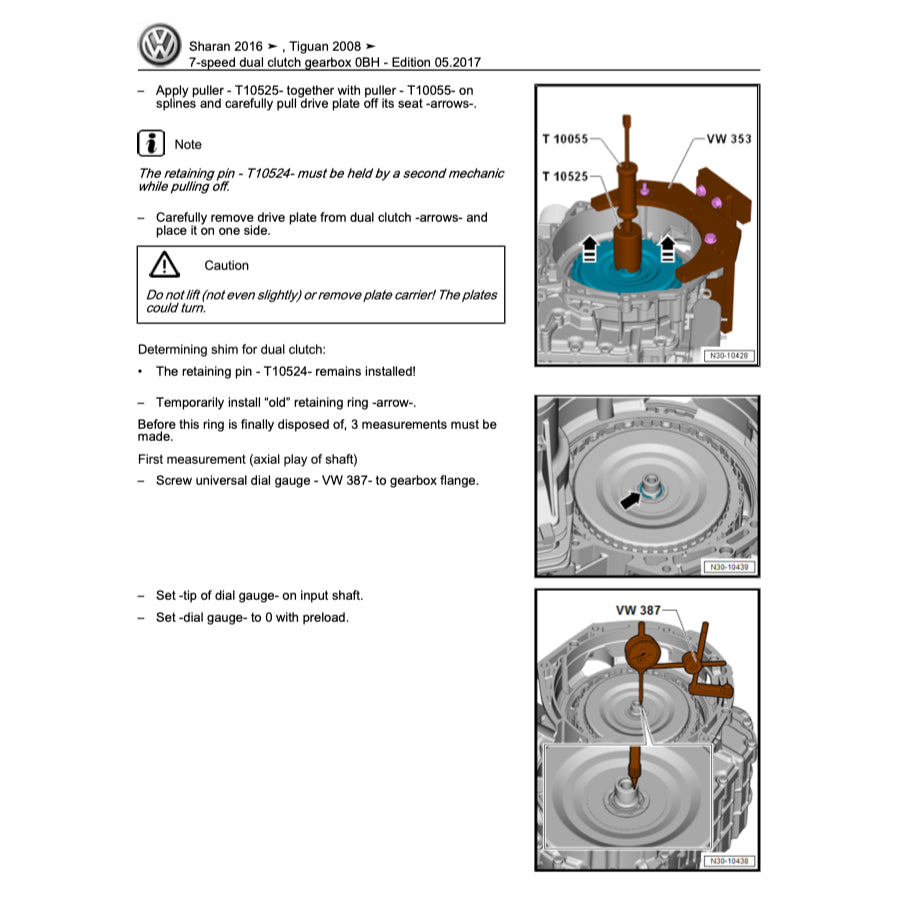 VW TIGUAN I 5N 2008-2016 Full Manual Set – Repair & Maintenance Manual - page 2