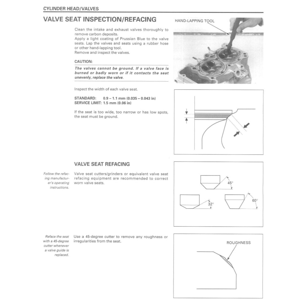 Honda VFR800 Fi INTERCEPTOR 1997-2001 Full Manual Set – Repair & Maintenance Manual and User Handbook - page 8