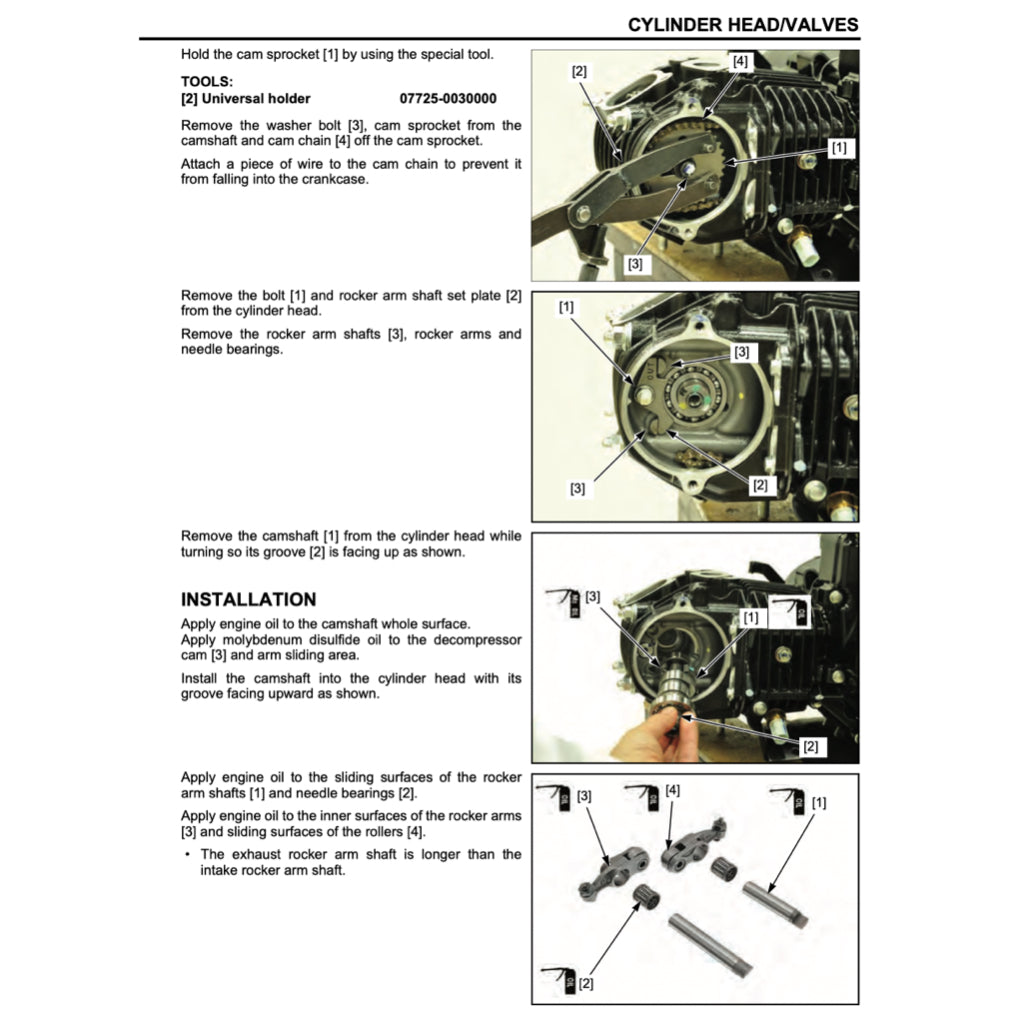 Honda MSX125 GROM 2013-2018 Full Manual Set – Repair & Maintenance Manual and Spare Parts Catalog and User Handbook - page 4