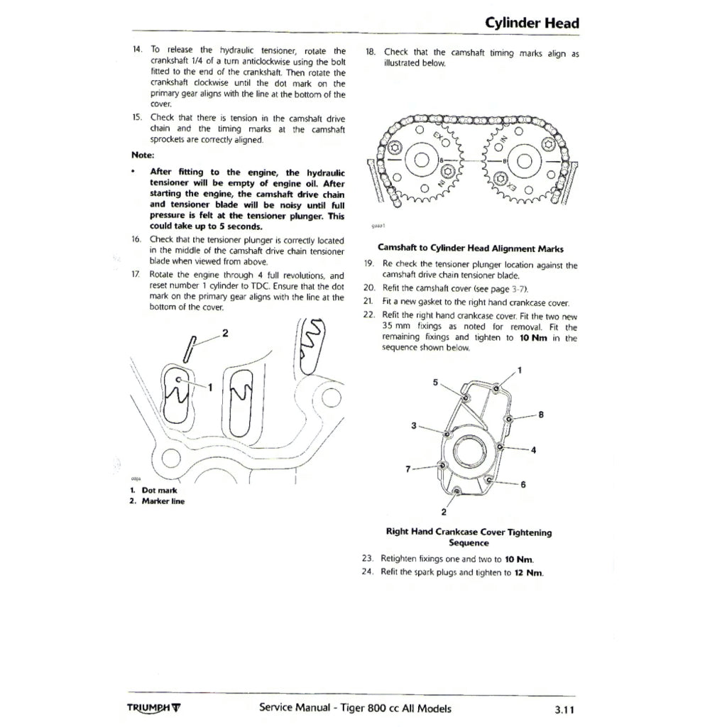 Triumph TIGER 800XC/XCX/XRX 2015-2018 Full Manual Set – Repair & Maintenance Manual and User Handbook - page 7