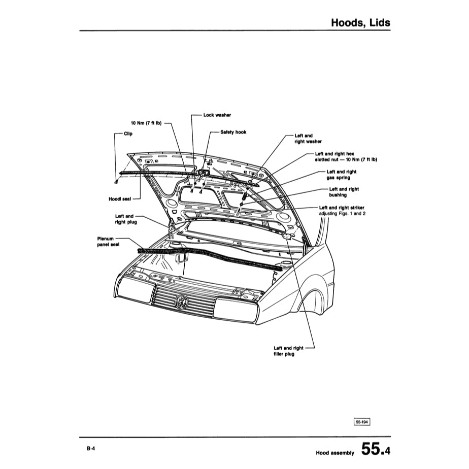 VW CORRADO G60/VR6/SLC 1988-1995 Full Manual Set – Repair & Maintenance Manual - page 9