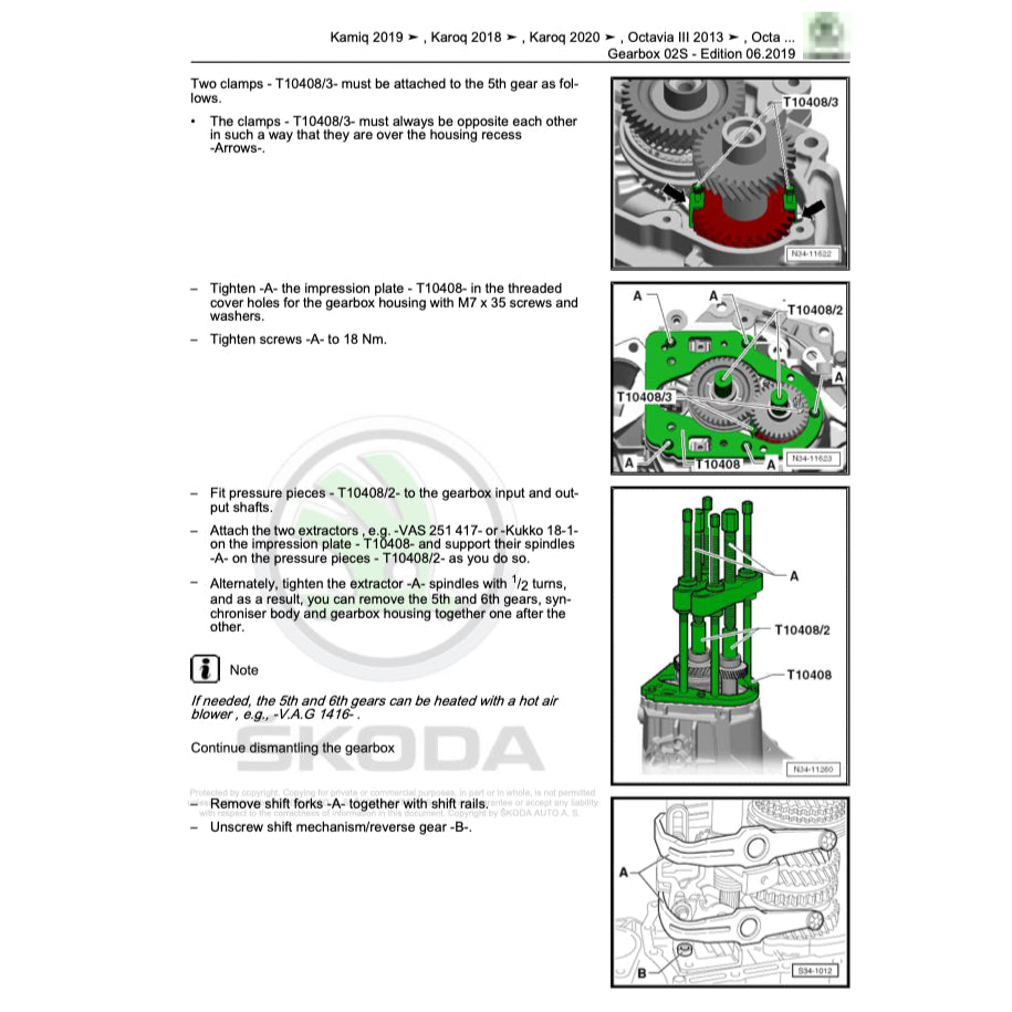 Skoda SCALA 2019+ Full Manual Set – Repair & Maintenance Manual - page 5