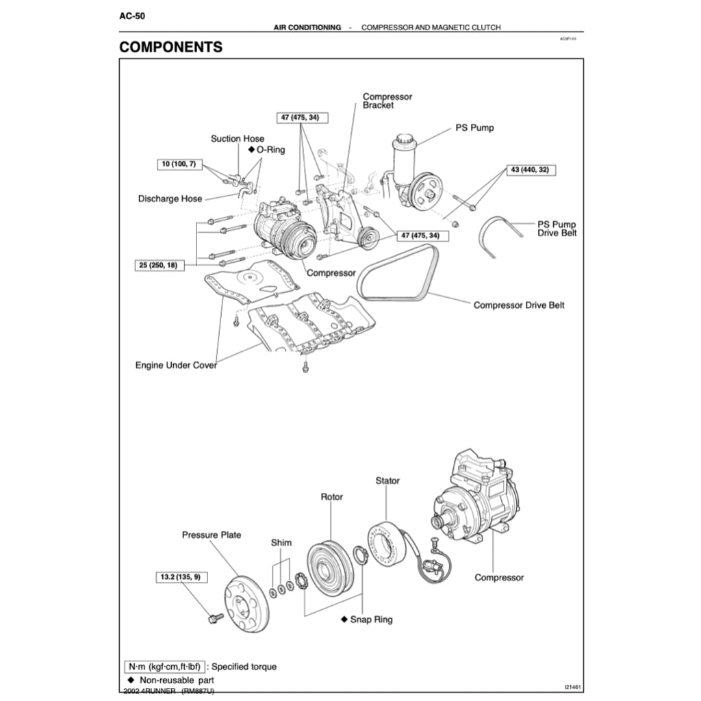 Toyota 4RUNNER N180 1996-2002 Full Manual Set – Repair & Maintenance Manual - page 9