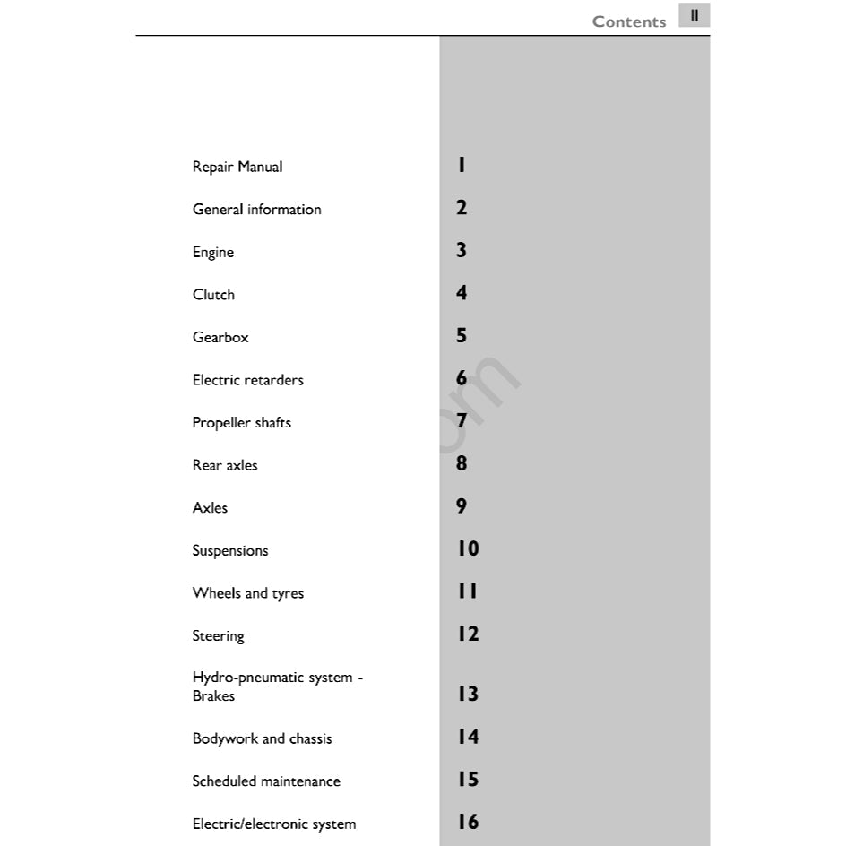 IVECO NEW DAILY 2014+ Full Manual Set – Repair & Maintenance Manual - page 2