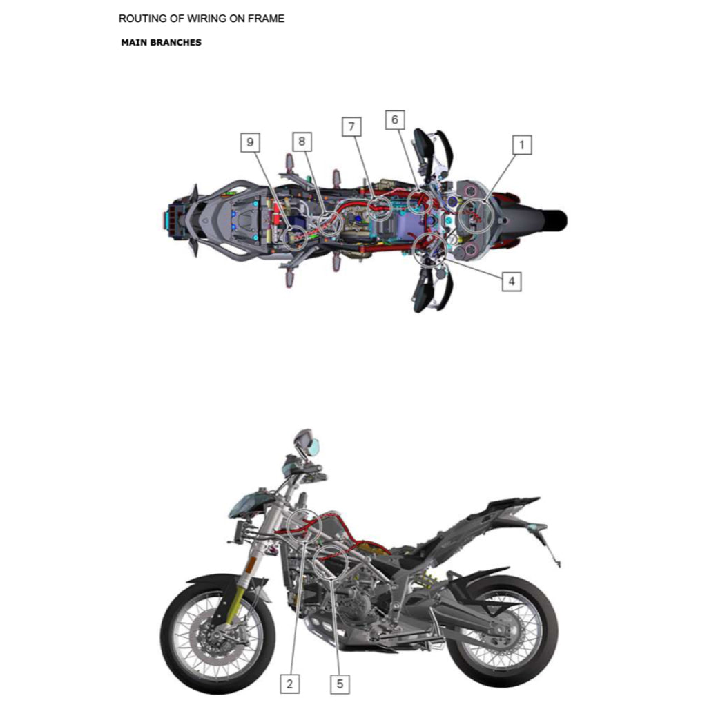 Ducati MULTISTRADA 1200 ENDURO E4 2016-2019 Full Manual Set – Repair & Maintenance Manual and Spare Parts Catalog and User Handbook - page 4