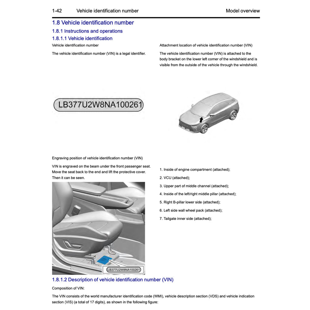 Geely GEOMETRY-C 2023+ Full Manual Set – Repair & Maintenance Manual - page 3