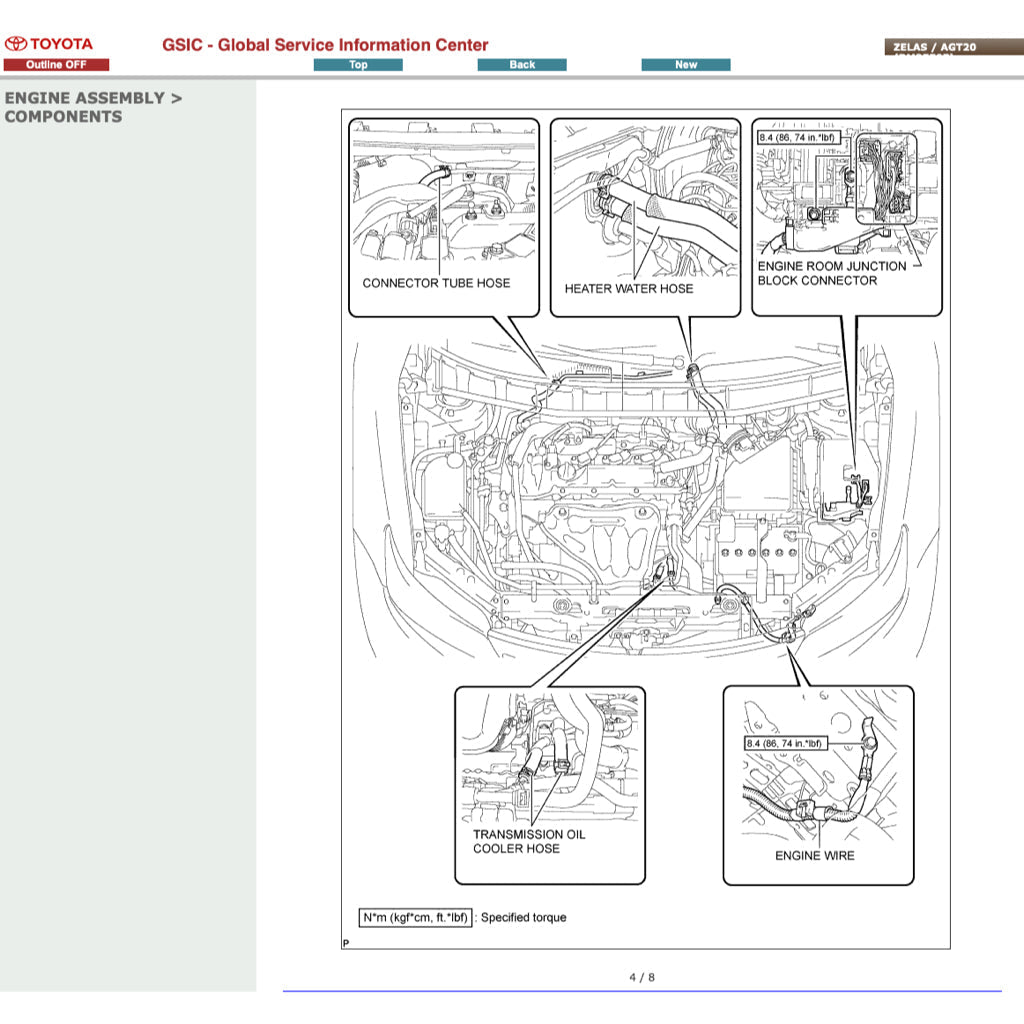 Toyota ZELAS AGT20 2010-2016 Full Manual Set – Online Repair & Maintenance Manual - page 4