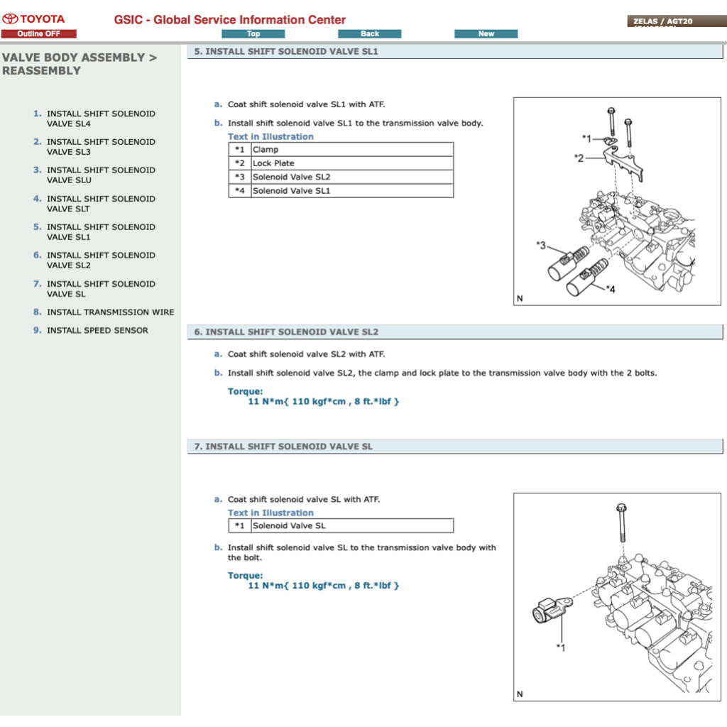 Toyota ZELAS AGT20 2010-2016 Full Manual Set – Online Repair & Maintenance Manual - page 6