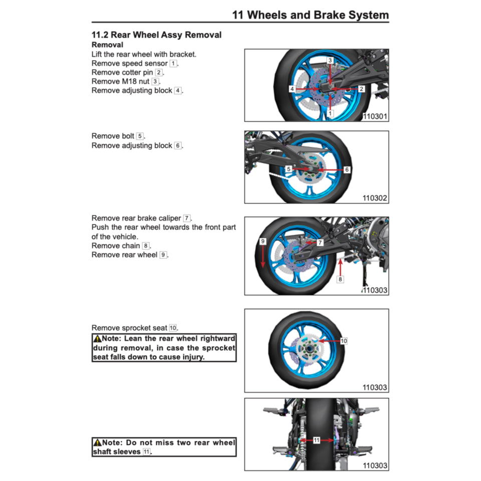 CFMoto 650GT 2019-2021 Full Manual Set – Repair & Maintenance Manual and Spare Parts Catalogand User Handbook - page 9