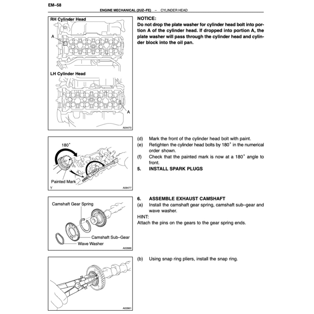 Toyota TUNDRA VCK30/40 2000-2004 Full Manual Set – Repair & Maintenance Manual - page 6
