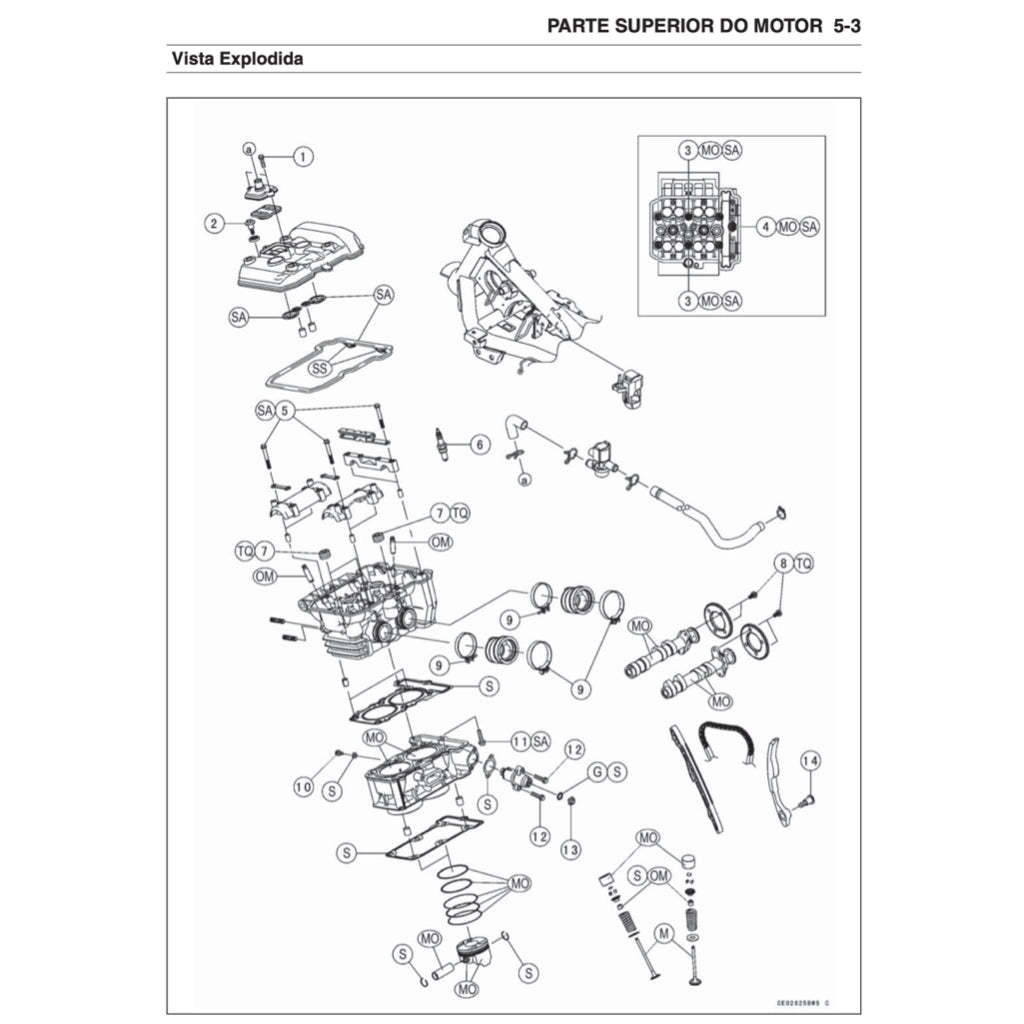 Manual DE SERVIÇO Kawasaki Z300 2015-2019 Full Manual Set – and CATÁLOGO DE PEÇAS and Manual DO PROPRIETÁRIO - page 6