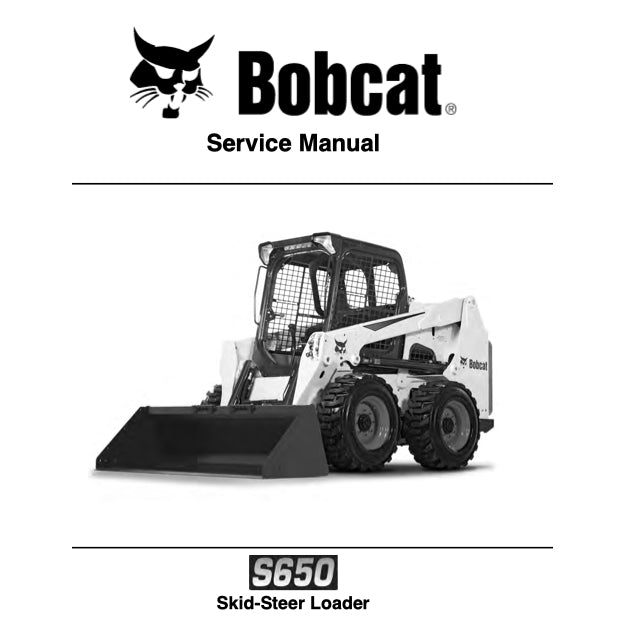 BOBCAT Loader / Excavator Service Manual - page 3