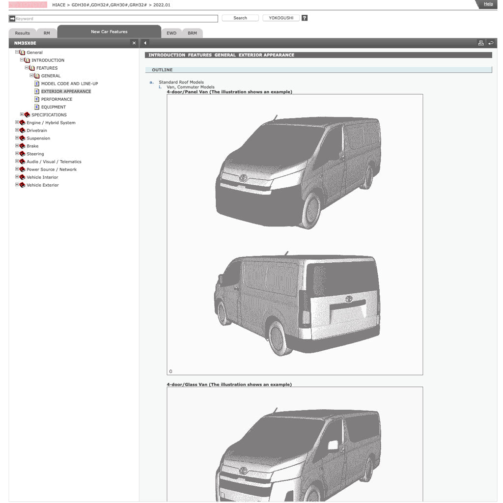 Toyota HIACE H300 GDH 300/320 GRH 300/320 2019+ Full Manual Set – Online Repair & Maintenance Manual - page 9