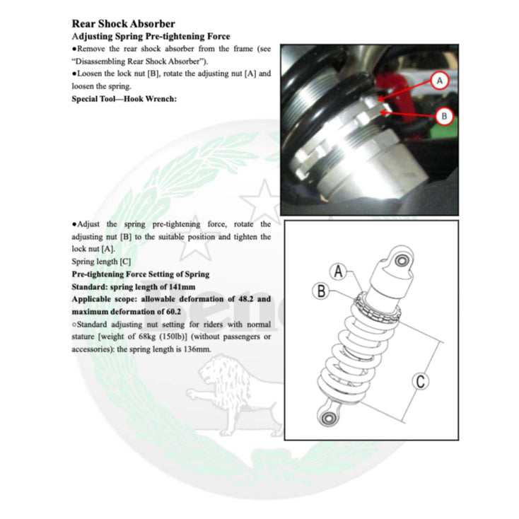 BENELLI TNT 135i 2017-2020 Full Manual Set – Repair & Maintenance Manual and Spare Parts Catalog and User Handbook - page 8