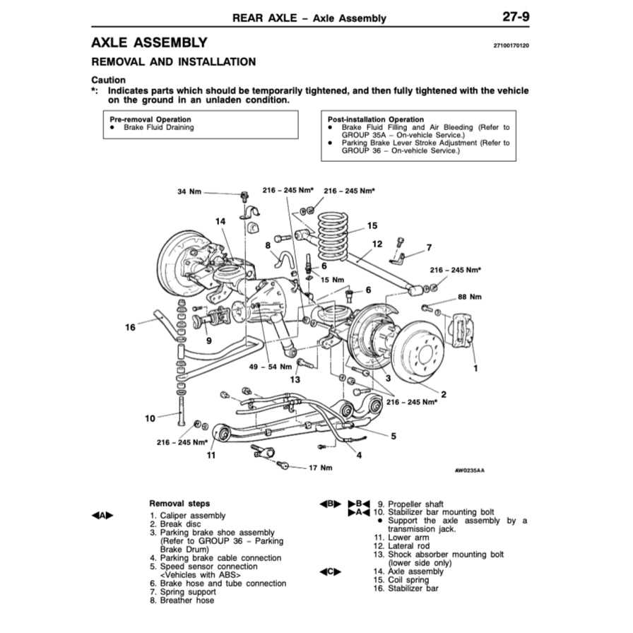 Mitsubishi PAJERO SPORT 1996-2008 Full Manual Set – Repair & Maintenance Manual - page 8