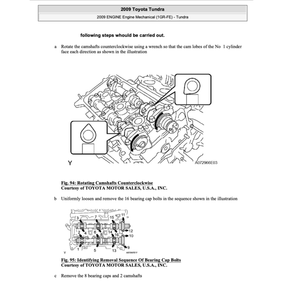 Toyota TUNDRA XK50 2007-2013 Full Manual Set – Repair & Maintenance Manual - page 4