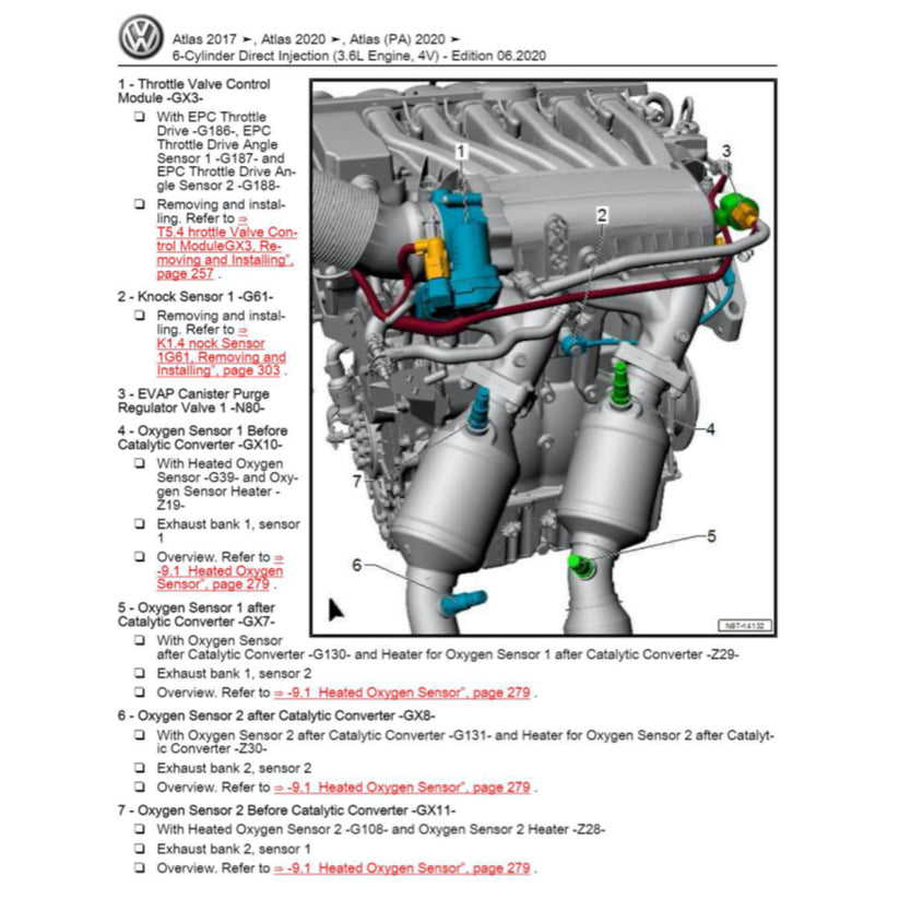 VW ATLAS 2O17-2024 Full Manual Set – Repair & Maintenance Manual - page 6