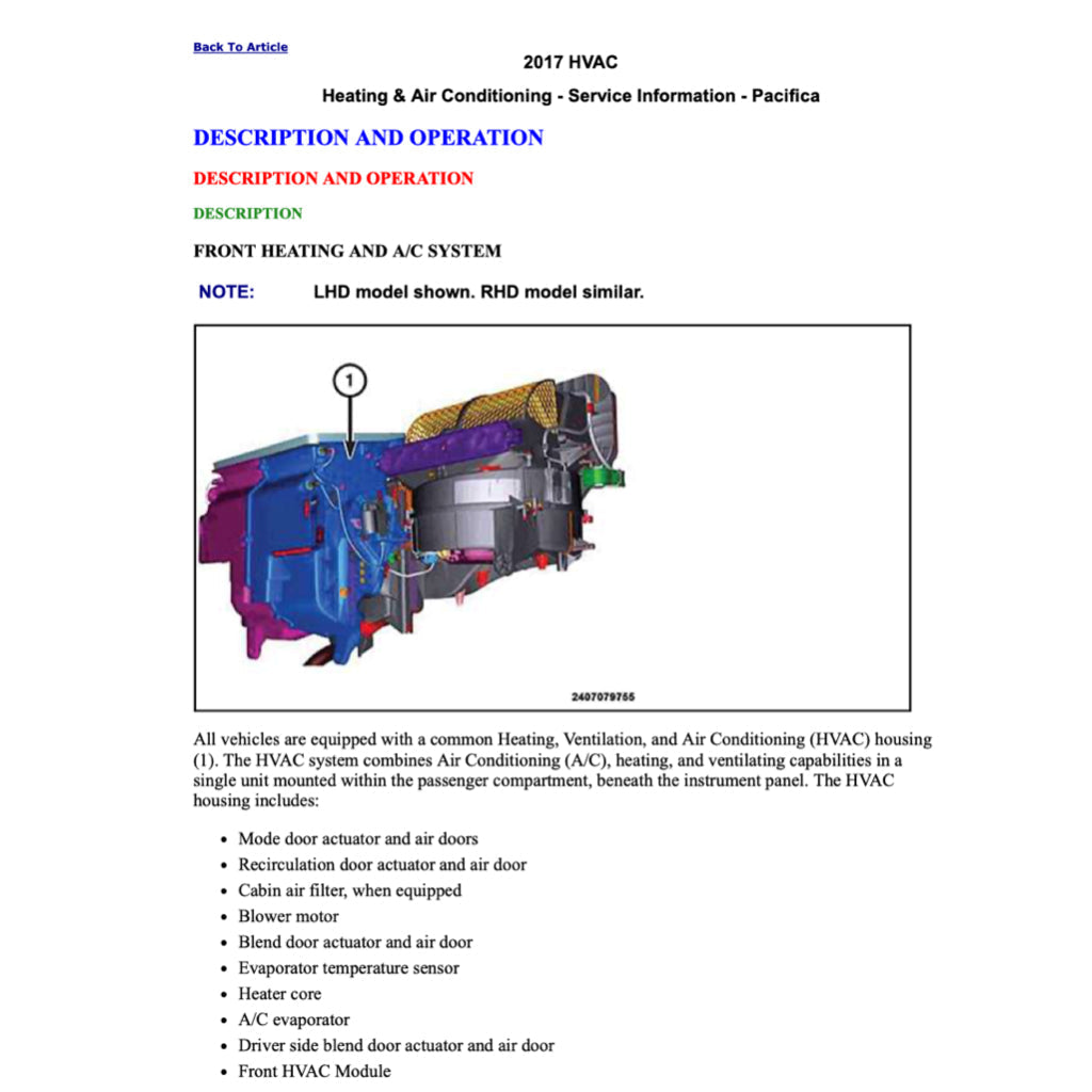 Chrysler PACIFICA RU 2016-2020 Full Manual Set – Repair & Maintenance Manual - page 8